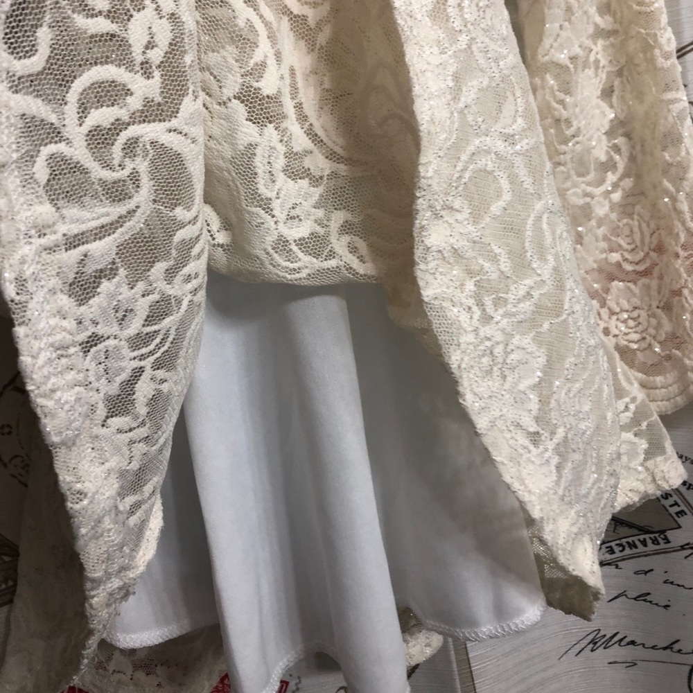 NWT Ivory Sparkling Blouse - Picture 4 of 9